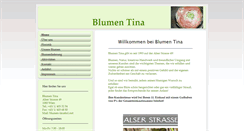 Desktop Screenshot of blumen-tina.at